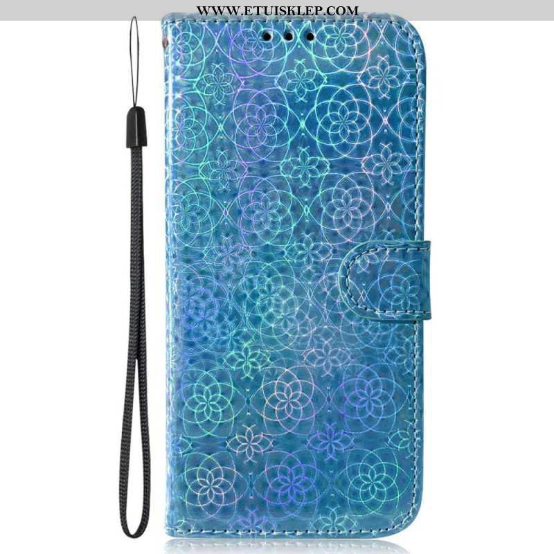 Etui Folio do iPhone 14 Pro Styl Dyskotekowy